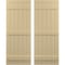 Ekena Millwork Americraft 6-Board, 3 Batten Exterior Real Wood Joined Board-n-Batten Shutters, ARW401BB621X46NTH, PR ARW401BB621X46NTH - alternate 1